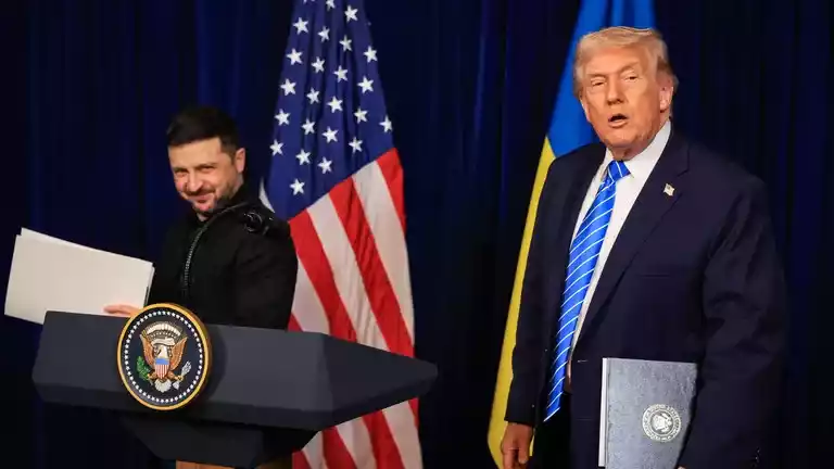 &Ocirc;ng Zelensky tuy&ecirc;n bố đang thảo luận với &ocirc;ng Trump về việc triển khai qu&acirc;n đội Mỹ đến Ukraine  - Ảnh 1.