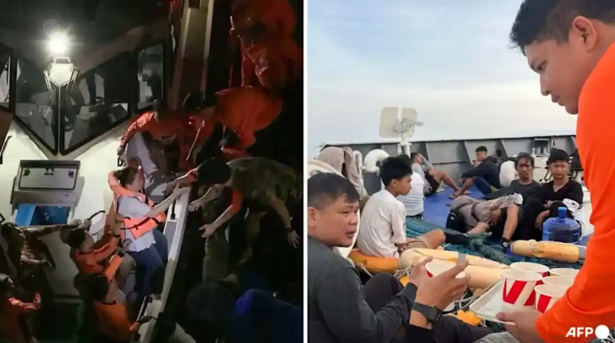 フィリピンで350人以上を乗せたフェリーが沈没、少なくとも15人死亡 - 写真2。 Chìm phà chở hơn 350 người tại Philippines, ít nhất 15 người thiệt mạng- Ảnh 2.