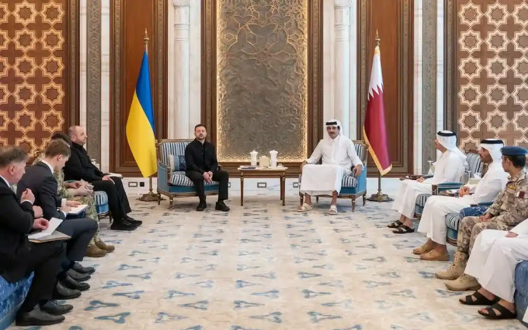 ウクライナ、カタールと10年間の防衛協力協定を締結